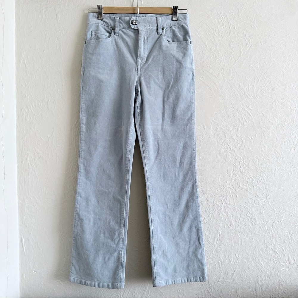 ⚡️10$ sale⚡️ Joie Maza Thistle Light Blue Crop Flare Corduroy Pants Size 2